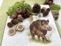 Servietten Wildschwein Herbst Jäger Wildessen  Tischdeko Deko 33 x 33 cm 20er Pack 2