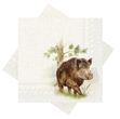 Servietten Wildschwein Herbst Jäger Wildessen  Tischdeko Deko 33 x 33 cm 20er Pack 1