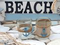 Maritime Teelichthalter Teelichtglas Windlichtglas  mit Anker  2