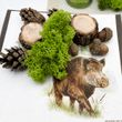 Komplett Set Tischdeko – für ein Wildmenü, Jagdessen oder einen Geburtstag Mann Jäger 4