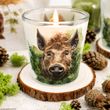 Komplettes Tischdeko SET zum Thema Jagd Wildschwein Wild Wildessen Herbst Wald 3