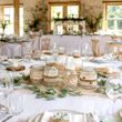 Deko Vasen und Windlichter mit Jute & Spitze - Tischdekoration Vintage Hochzeit Geburtstag SET 6 Teile 2