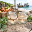 SET Windlichter Dekogläser Teelichthalter Vasen Vintage Hochzeit Deko Tischdeko Geburtstag Boho 5