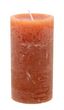 Rustic Stumpenkerze Kürbis Orange Tischdeko Adventskranz Brenndauer ± 60h  Ø 7cm H 13cm 1