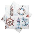 Servietten Maritim Nautik Leuchtturm Anker Blau Braun 33 x 33 cm 20 Stück 1
