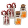 Wichtel Zubehör Mini Flaschen mit Zuckerstangen Orangenscheiben SET 4- teilig 1