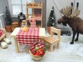 Mini-Fläschchen mit Zuckerstangen & Orangenscheiben – Wichtelzubehör für Wichteltüren, Mini-Weihnachten & Puppenhaus-Deko 2