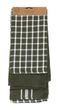 Olive Geschirrtuch Handtuch verschiedene Muster Olive Grau Küche Deko 1 SET á 3 Stück 2