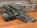 Quadrate Olive Geschirrtuch Handtuch verschiedene Muster Olive Grau Küche Deko 1 SET á 3 Stück 4