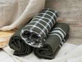 3 Tischtücher Geschirrtuch Handtuch verschiedene Muster Olive Grau Küche Deko 1 SET á 3 Stück 5