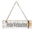 Weiß Wandschild Holz 