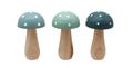 Pilz Holz Salbei Grün Fliegenpilz Klein Groß Herbst Deko 3 Stück 4