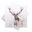 Servietten Hirsch Braun Tischdeko Weihnachten Herbst Jäger 33 x 33 cm 20er Pack 1