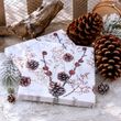 20 Servietten mit Zapfen Motiv - Tischdeko Weihnachten Herbst Winter  3