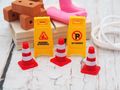 Baustelle Wichtel Miniatur Wichteltür Zubehör Set Rosa Mädchen Weihnachten 4