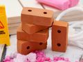 Wichtel Zubehör Baustelle Bagger Baumaterial Miniatur Rosa Mädchen Wichtelin SET 16-teilig 5