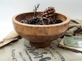 Holzschale Mango Holz Schüssel Obstschale Natur Deko Küche Tischdeko Geschenk 2