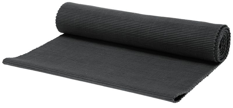 Tischläufer Ribbel Schwarz Tischdeko 220cm