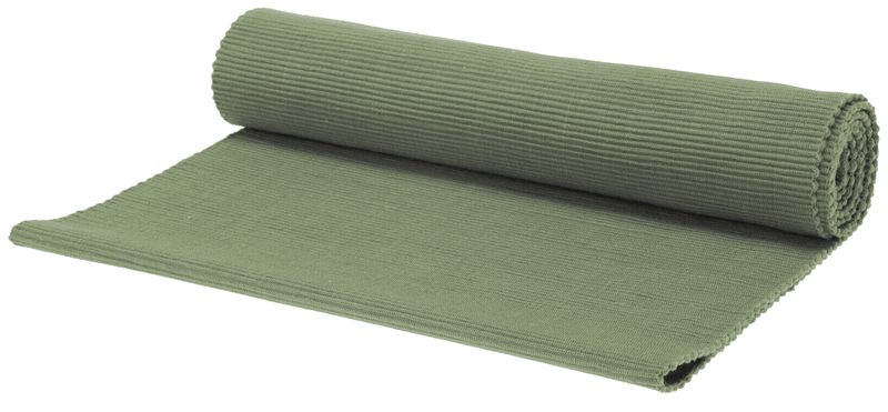 Tischläufer Ribbel Salbeigrün Tischdeko 220cm