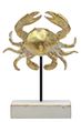 Aufsteller Krabbe Gold Weiß Tischdeko 21 cm 4