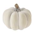 Kürbis Creme gesprenkelt Herbst Tischdeko Deko 7cm Ø 2
