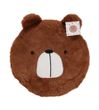 Kissen Bär Braun Plüsch Plüschkissen Kuschelkissen Kinderzimmer Deko Kinder 27cm Ø 4