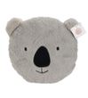 Kissen Koala Grau Plüsch Plüschkissen Kuschelkissen Kinderzimmer Deko Kinder 27cm Ø 5