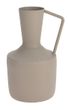 Vase Grau Metall mit Henkel 18cm Hoch Tischdeko 3 Formen 2
