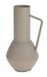 Vase Grau Metall mit Henkel 18cm Hoch Tischdeko 3 Formen 3