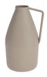 Vase Grau Metall mit Henkel 18cm Hoch Tischdeko 3 Formen 4