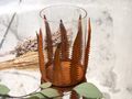 Teelichthalter Herbst Farne Braun Rostig Windlicht Tischdeko 12cm 6