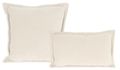 Kissen Dekokissen Couchkissen Creme Polyester Sofakissen 45x45cm oder 50x30cm 1