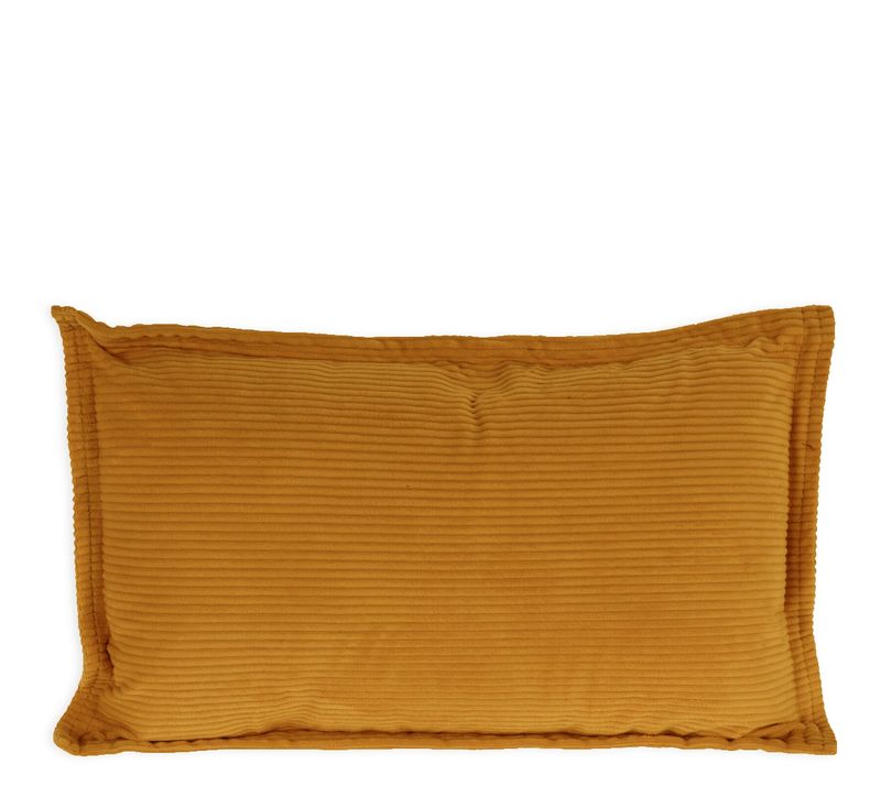 Kissen Dekokissen Couchkissen Orange Ocker Polyester Sofakissen 50x30cm