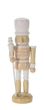 Zeremonienstab Nussknacker Figur Holz Braun Weiß Soldat Tischdeko Weihnachten 13 cm 3