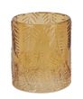 Teelichthalter Tannenbaum Zweige Gelb Windlicht Herbst Tischdeko 9 cm  4