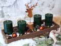Adventsgesteck Adventskranz Adventsdeko Gesteck als Tischdeko, Fensterbank Dekoration  3