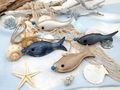 Deckenhänger Fische Girlande Deko Hängedekoration Maritim 48cm 3