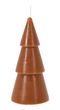 Kerze Weihnachtsbaum Orange Tischdeko Weihnachten Deko 18 cm 4