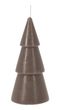 Kerze Weihnachtsbaum Taupe Tischdeko Weihnachten Deko 18 cm 5