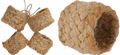 Serviettenringe Braun Natur Tischdeko Jute 4cm Deko 4 Stück 1