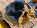Serviettenringe SET Braun Natur Tischdeko Vintage Hochzeit Seegras Boho 2