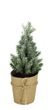 Glitzer Tannenbaum Deko Kunsttanne Mini im Topf Kunstschnee Glitzer Weihnachtsdeko 17cm 6