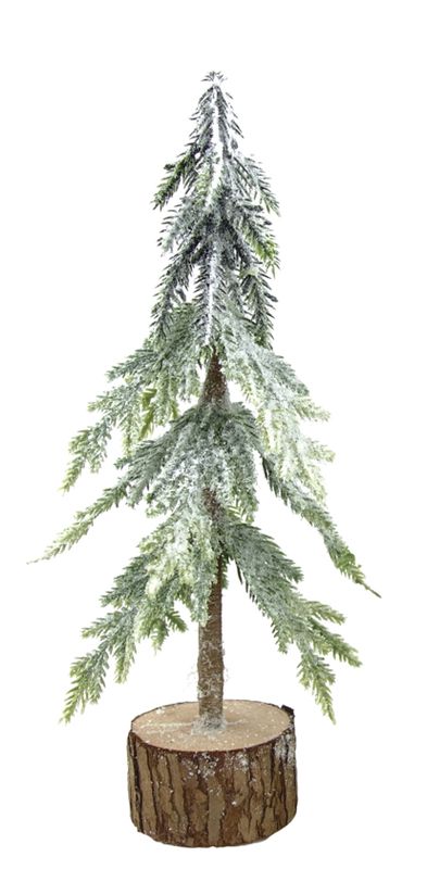 Wenig Schnee Tannenbaum Deko Kunsttanne Baumstamm Fuß Kunstschnee Glitzer Weihnachtsdeko 27cm