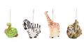 Christbaumanhänger Tiere Giraffe Zebra Faultier Schlange Baumschmuck Anhänger Weihnachten 1