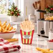 Christbaumschmuck Glas Pommes Frites Fast Food Essen Geschenkidee Weihnachten 3