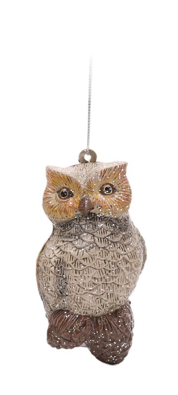 Christbaumschmuck Anhänger Tiere Eule Baumschmuck Weihnachten 