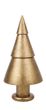 Christbaum Dekofigur Gold Spitz zulaufend  4