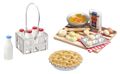 Wichtel Backen Zubehör Miniatur Backstube Milch Kuchen Puppenhaus Set 8-teilig 1