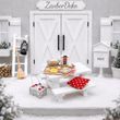 Miniatur Wichtel Zubehör Backset für Weihnachten - DIY Küche Puppenhaus Weihnachtsbäckerei 3