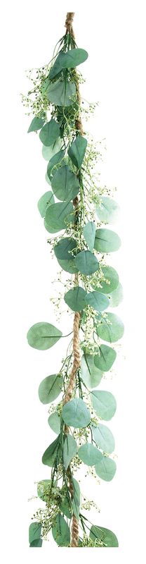 Eukalyptus Girlande Herbst Grün Natur Hängedeko Blatt Deko 160cm